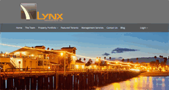 Desktop Screenshot of lynxproperty.com