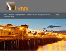 Tablet Screenshot of lynxproperty.com